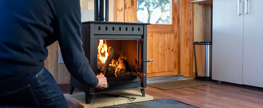 Open Hearth Wood Fireplace Installation in Griffith, IN
